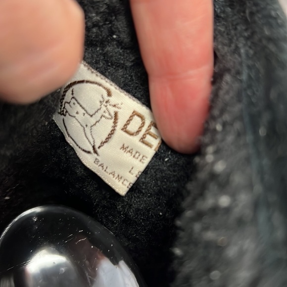 Deerskin black suede cold weather boots with zipper access size 8N - Picture 6 of 8